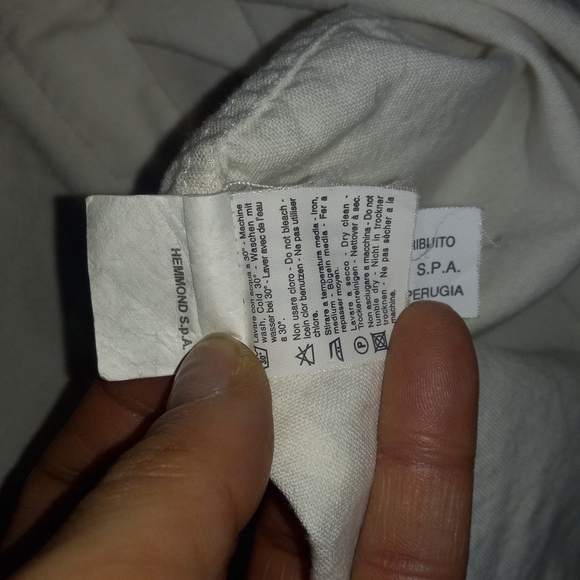 Valentino Jeans white long sleeve button down side XXL / 54 - Picture 5 of 8